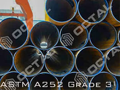 ASTM A252 3. klases cauruļu pāļiASTM A252 3. klases cauruļu pāļi
